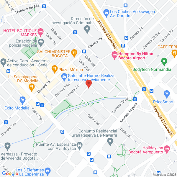 Mapa de El Castor Ltda. Servcios Especiales Para Niños