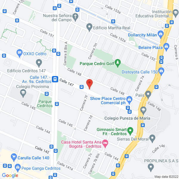Mapa de El Pulso Latino S.A.S.