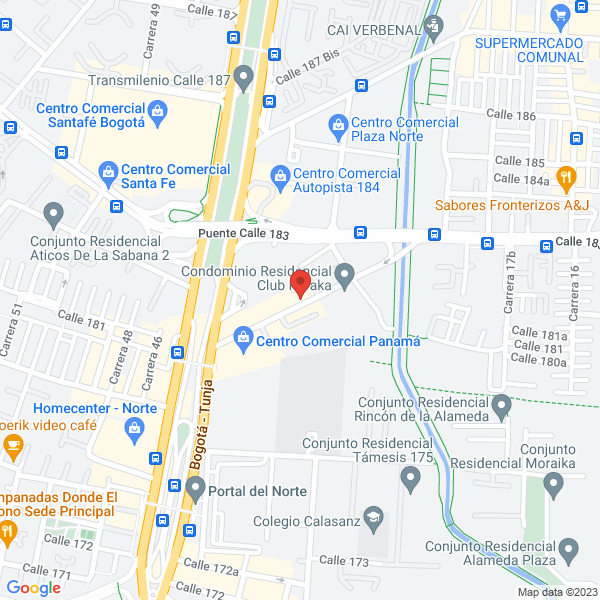 Mapa de El Zafiro Azul S.A.S.