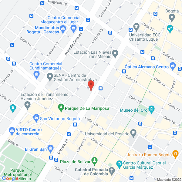 Mapa de Electroiluminaciones Del Futuro Ltda.