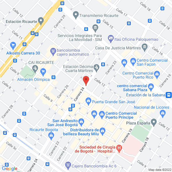 Mapa de Electroindustriales Del Ricaute S.A.S.