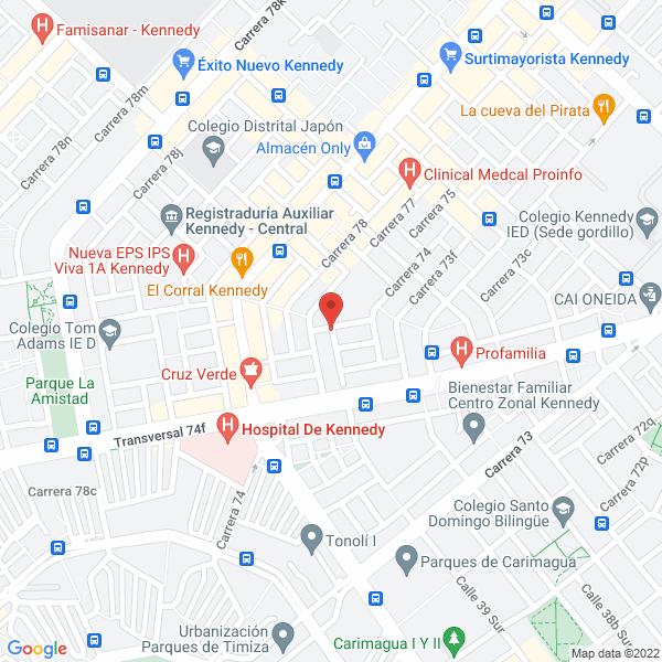 Mapa de Entrena Consulting S.A.S.