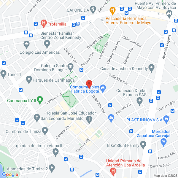 Mapa de Envíos Y Gestión S.A.S.