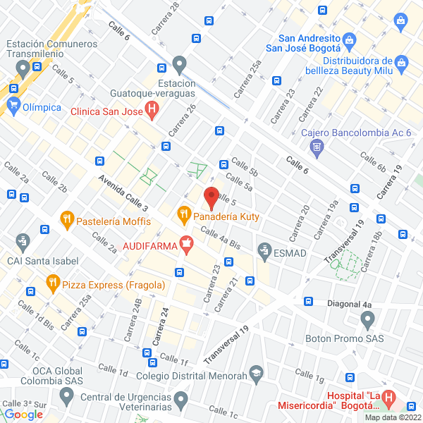 Mapa de Epstein-Barr S.A.S.