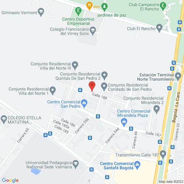 Mapa de Erimus Consulting S.A.S.