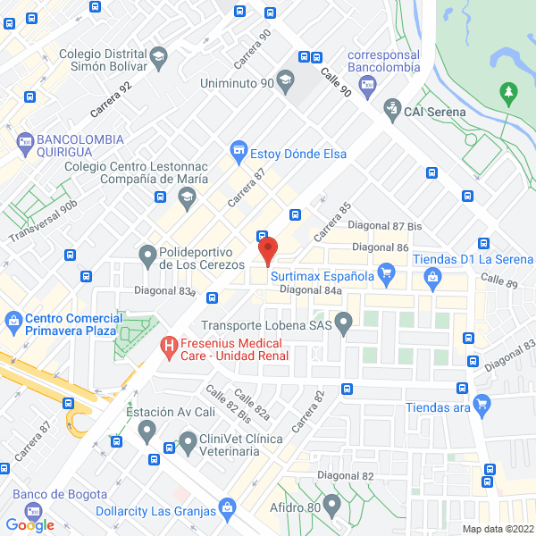 Mapa de Ermedicalls S.A.S.