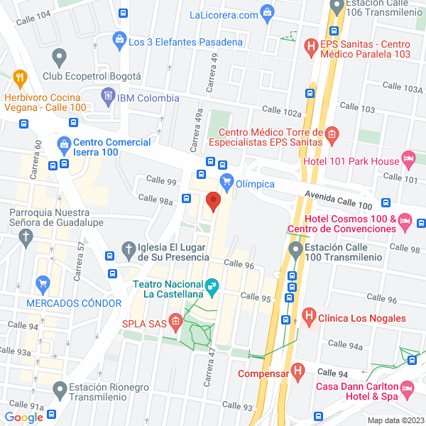 Mapa de Escuela Colombiana De Entrenamiento Aeronautico S.A.S.
