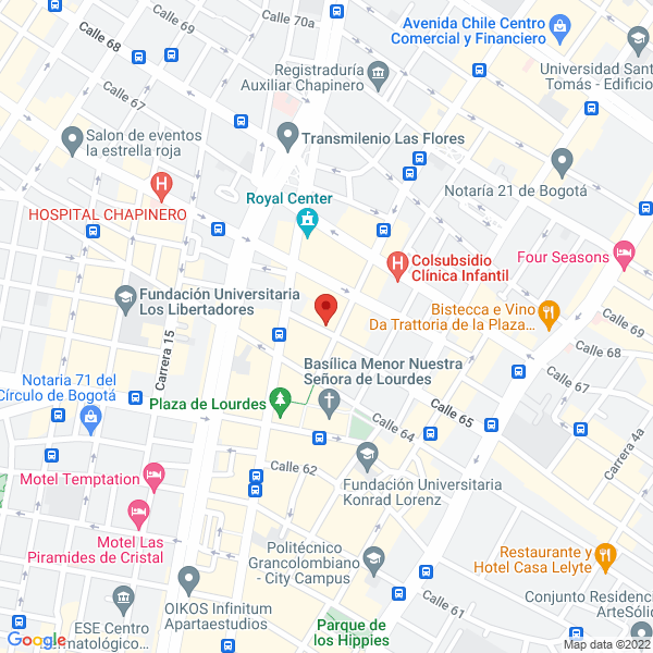 Mapa de Escuela Colombiana De Finanzas S.A.S.
