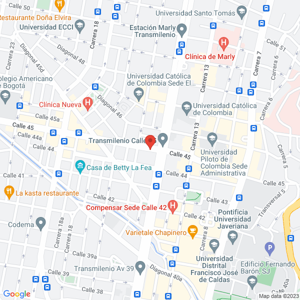 Mapa de Escuela De Cine Y Fotografia Zona Cinco S.A.S.