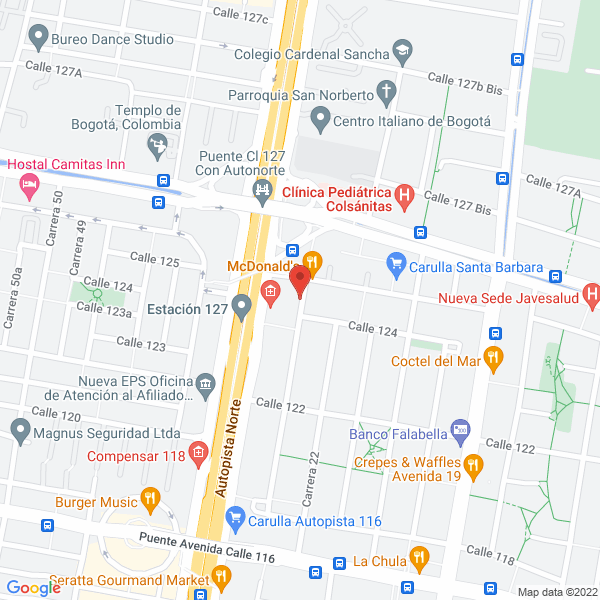 Mapa de Escuela De Medicina Critica S.A.S.