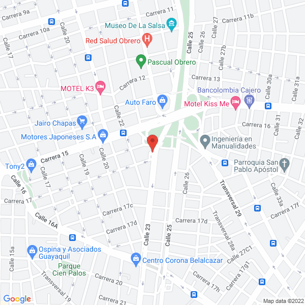 Mapa de Euro Repuestos S.A.S.
