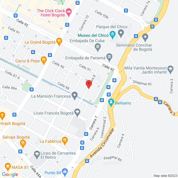 Mapa de Galán Guerrero Asesoría E Inversiones S.A.S.