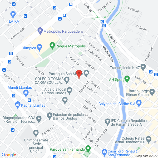 Mapa de Galindo González S. En C. S