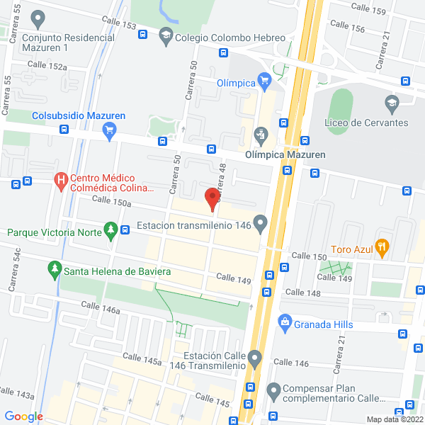 Mapa de Gdrquímicos Ltda.