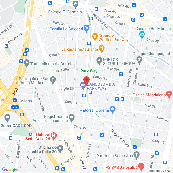 Mapa de Global Educational Services S.A.S.
