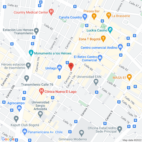 Mapa de Global Language Service S.A.S.