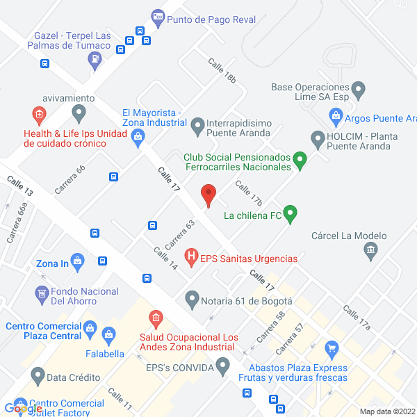Mapa de Global Service Language S.A.S.