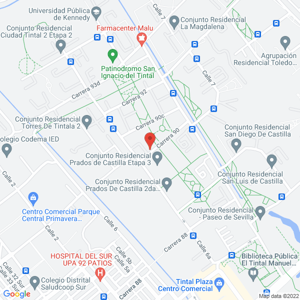 Mapa de Godjob Solutions S.A.S.