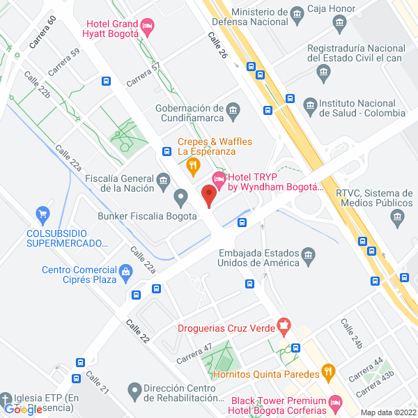 Mapa de Grupo Asiamer Ltda.