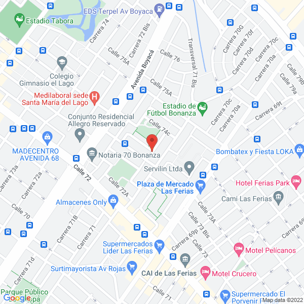 Mapa de Grupo Comercial Gama S.A.S.