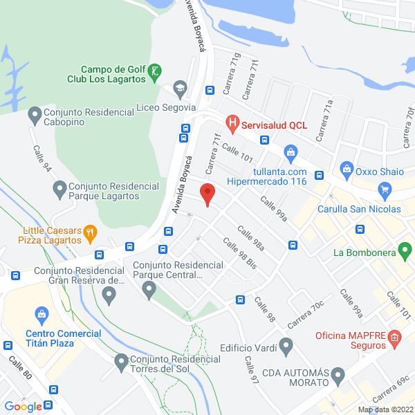 Mapa de Hubi S.A.S.