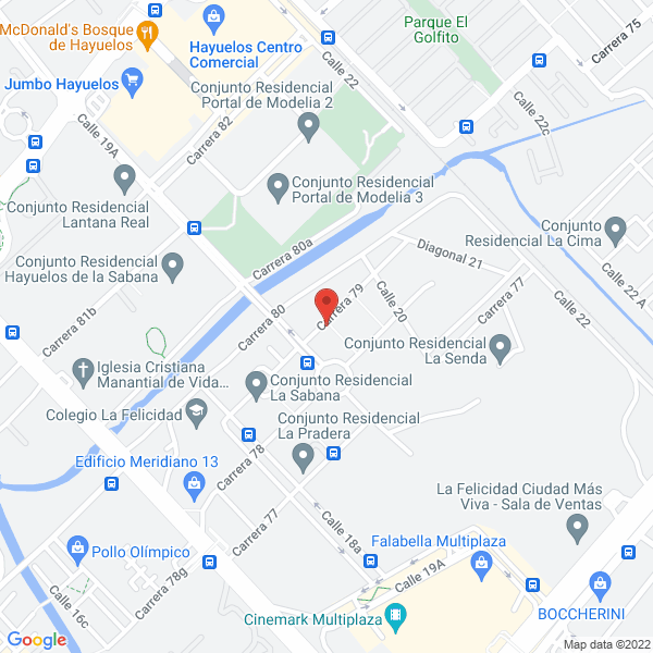 Mapa de Huertas & Velasco Cia S. En C.