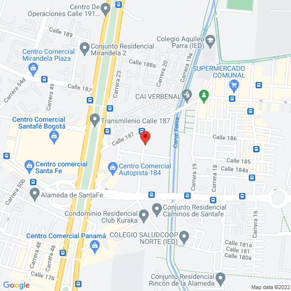 Mapa de Human Solutions Consulting Group S.A.S.