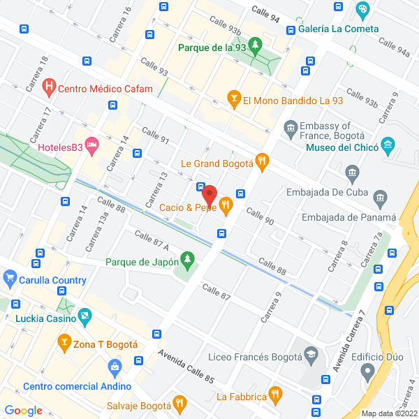 Mapa de Human Talent Technologies Ltda.