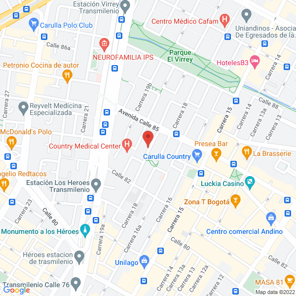 Mapa de Hurtado Carrillo Ltda. Hucar Ltda.
