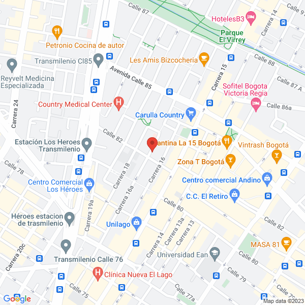 Mapa de I Care Colombia S.A.S.