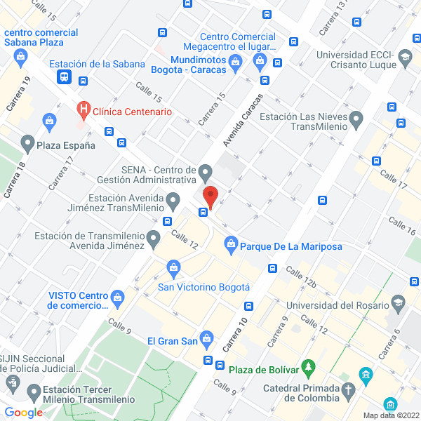 Mapa de Importadora Y Distribuidora Ego Ltda.