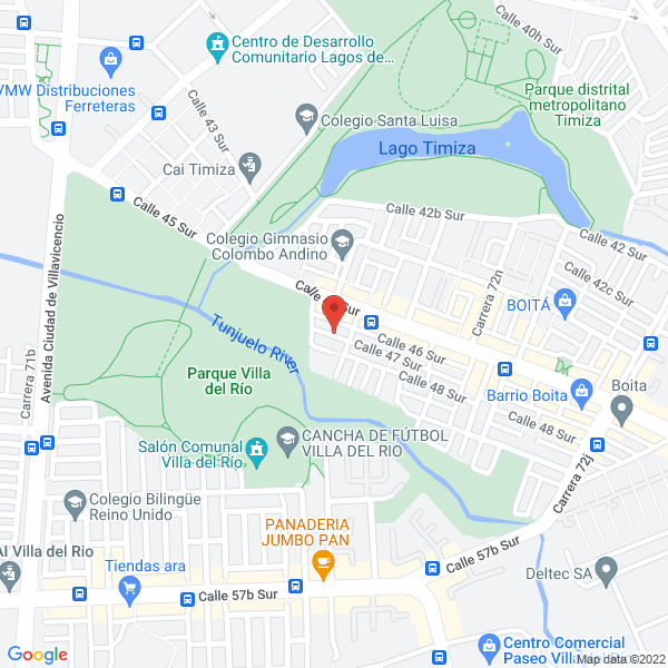 Mapa de Incolcryo Ltda.