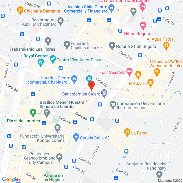 Mapa de Industria Radial 5 S.A.S.