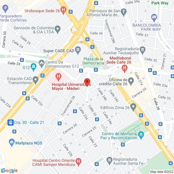Mapa de Industrias Lavar S.A.S.