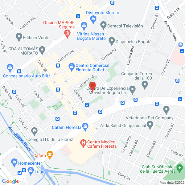 Mapa de Industrias Ok Facil Ltda.