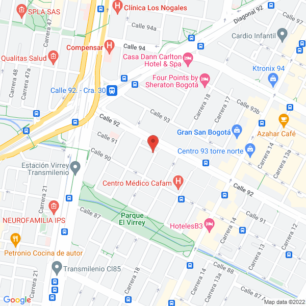 Mapa de Inmobiliaria Continental Ltda.