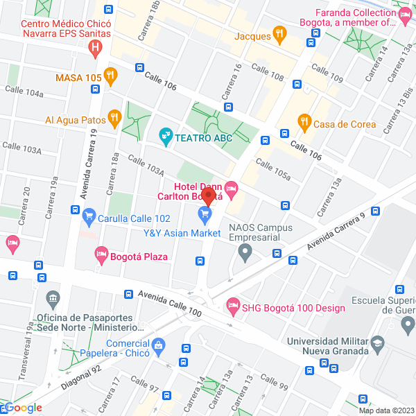 Mapa de Inmobiliaria González Ordóñez Y Cía. Ltda.