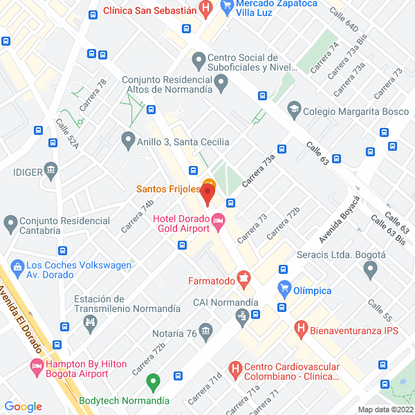 Mapa de Keimen S.A.S