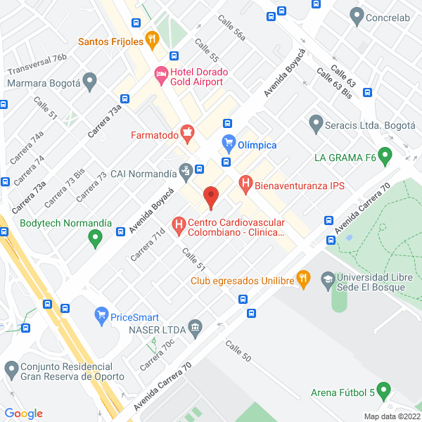 Mapa de L A M Centro De Idiomas S.A.S.