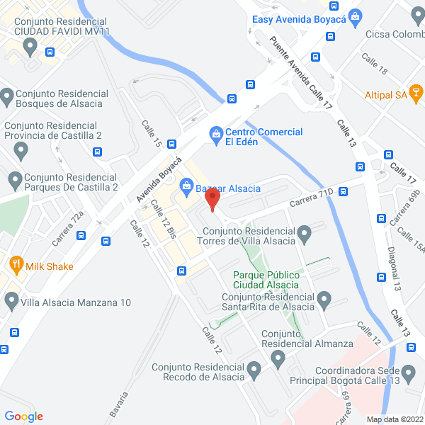 Mapa de La Tienda Papelera A S.A.S.