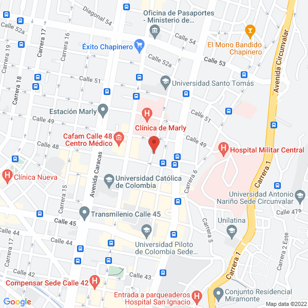 Mapa de Laboratorios Biopep S.A.S.