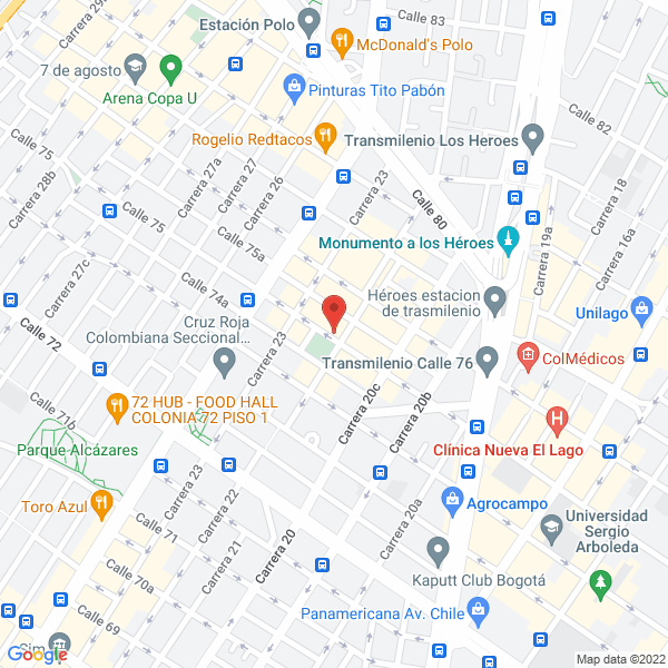 Mapa de Lacorsalud Ltda.
