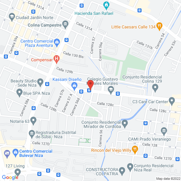 Mapa de Lady Nail Colombia S.A.S.