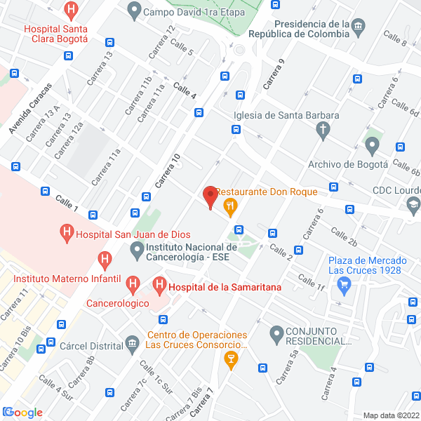 Mapa de Asociación Mutual De Loteros Independientes De Bogotá