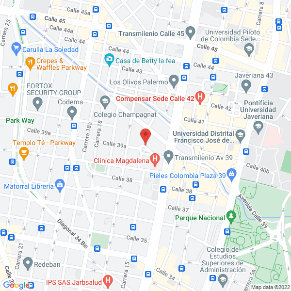 Mapa de Asociación Colombiana De Diabetes