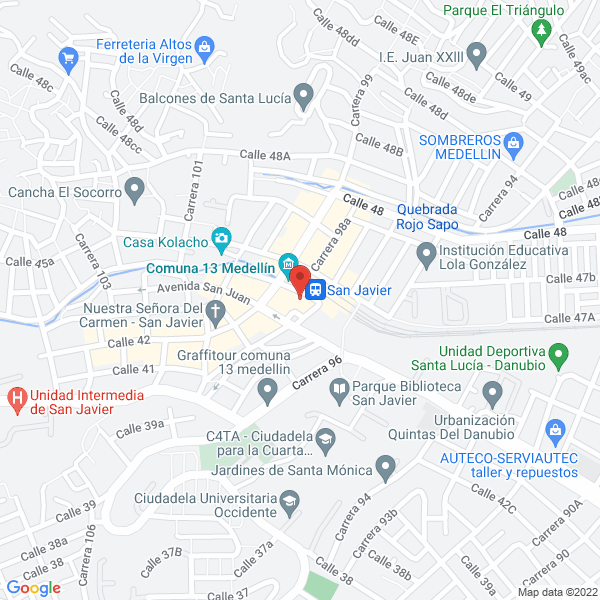Mapa de Asutienda Distribuciones