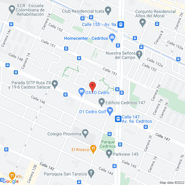 Mapa de Atemis Trabajo Bienestar Cía. Ltda.