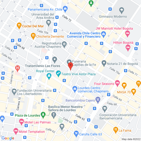 Mapa de Atena Asesores De Seguros Ltda.