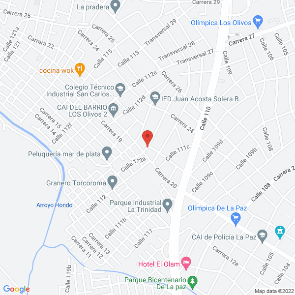 Map of Atención Médica Integral Ltda.