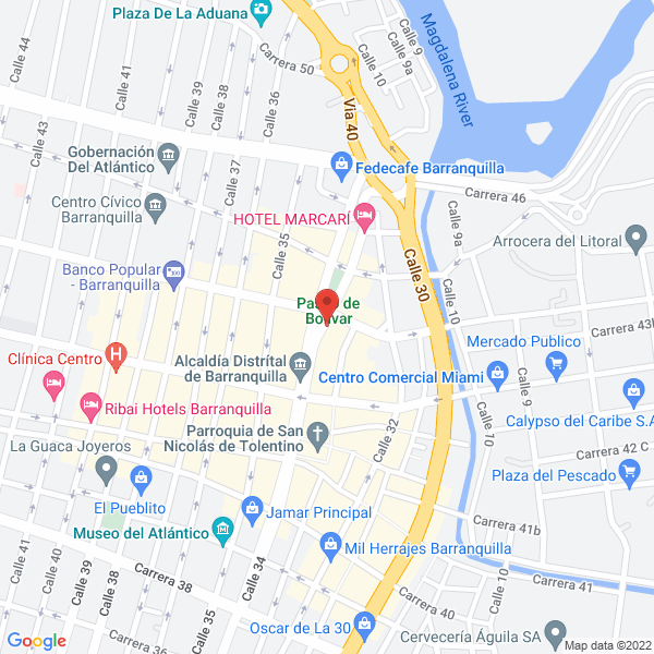 Map of Audio Centro Store